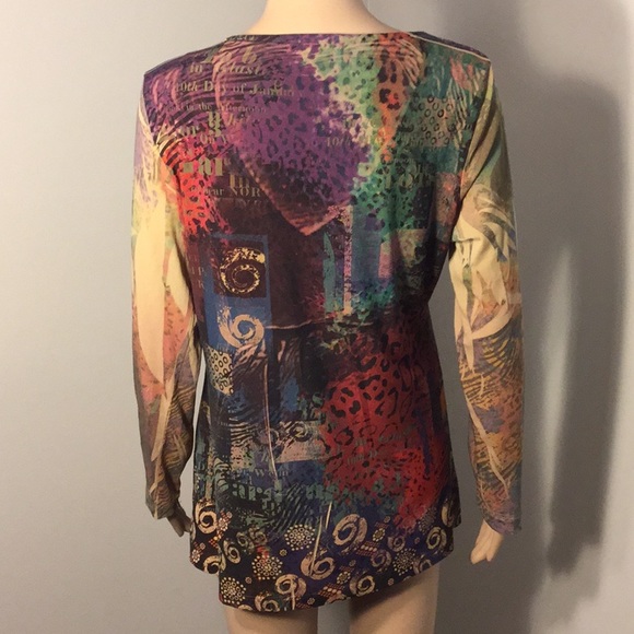 CM by AMOUR Multicolor stretchy sequin top… - Picture 5 of 5